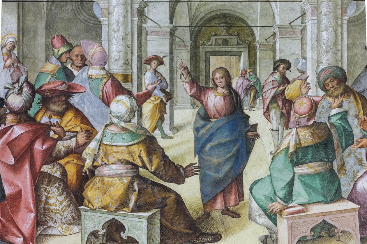Jésus parmi les scribes - Boccaccio Boccaccino