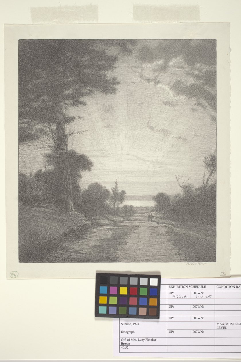 Lever de soleil - Bolton Coit Brown