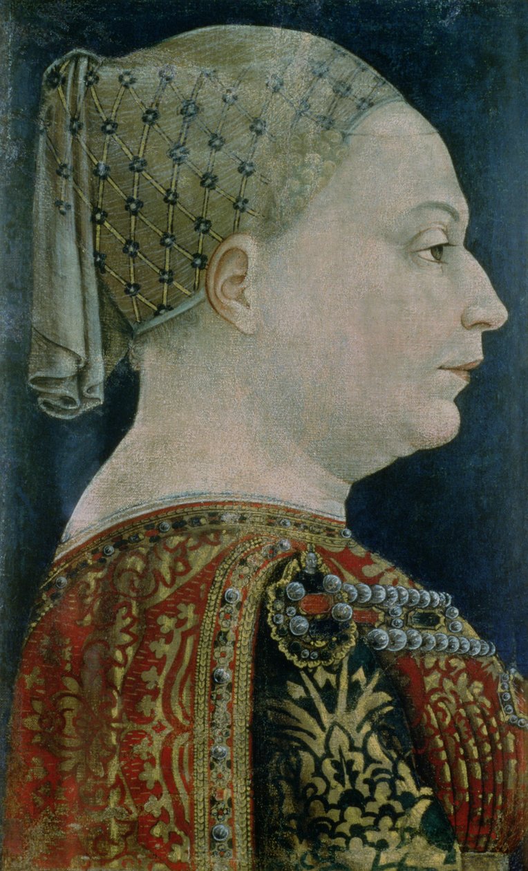 Portrait de Maria Sforza - Bonifacio Bembo