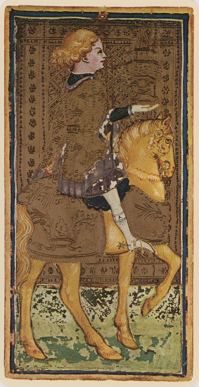 Le chevalier de coupes, fac-similé d