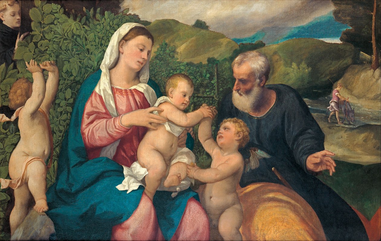 Repos pendant la fuite en Égypte - Bonifazio Veronese