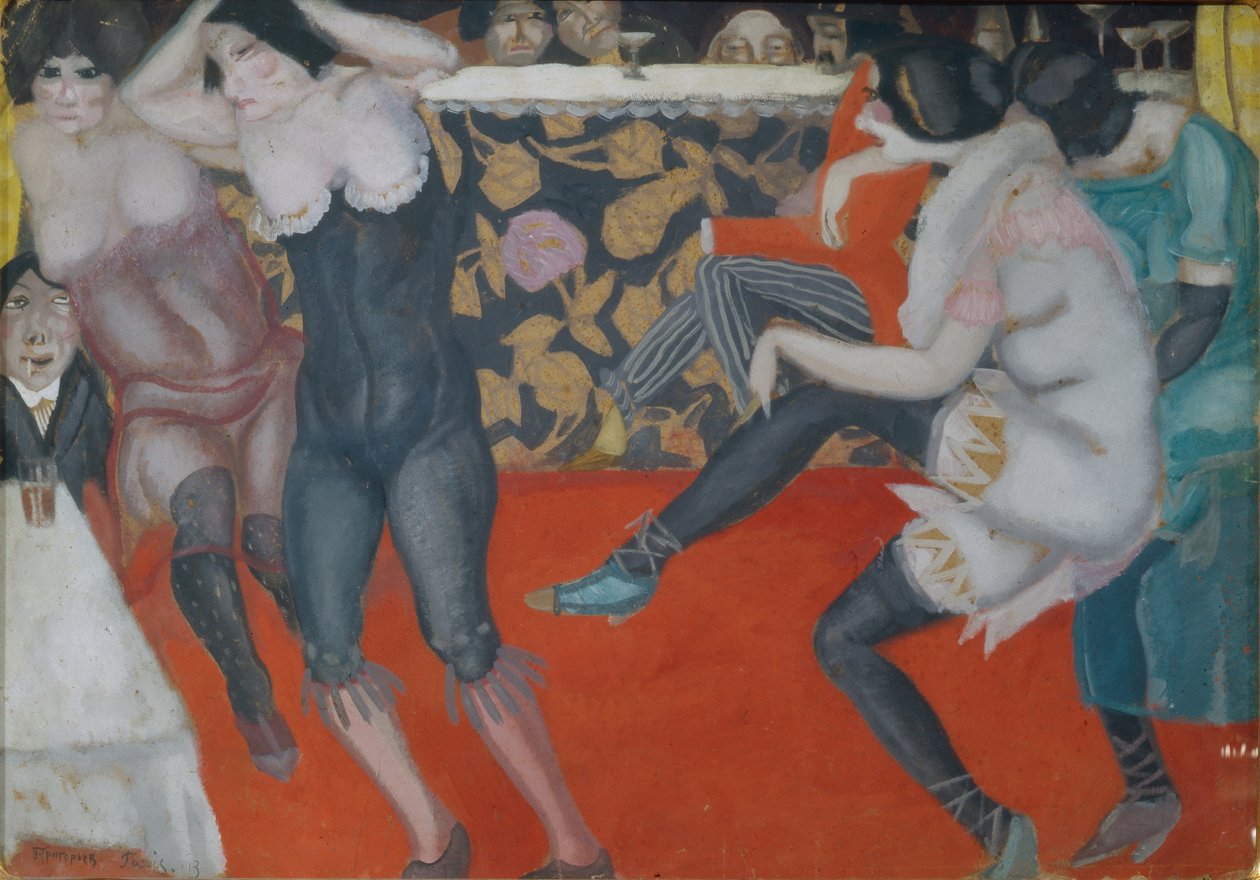 Au cabaret, 1913 - Boris Dmitrievich Grigoriev