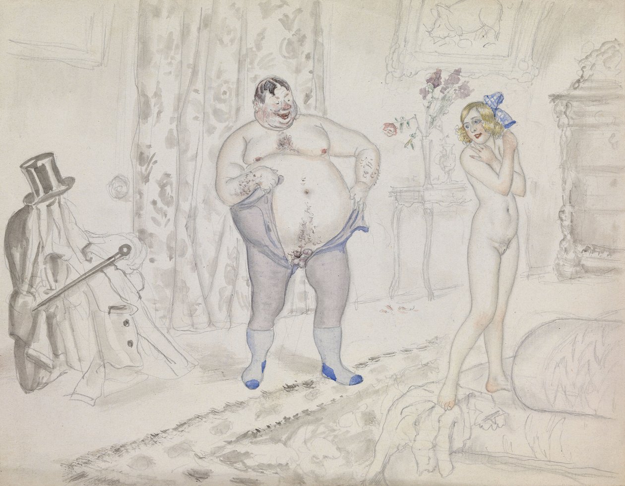 Rendez-vous tardif - Boris Mikhailovich Kustodiev