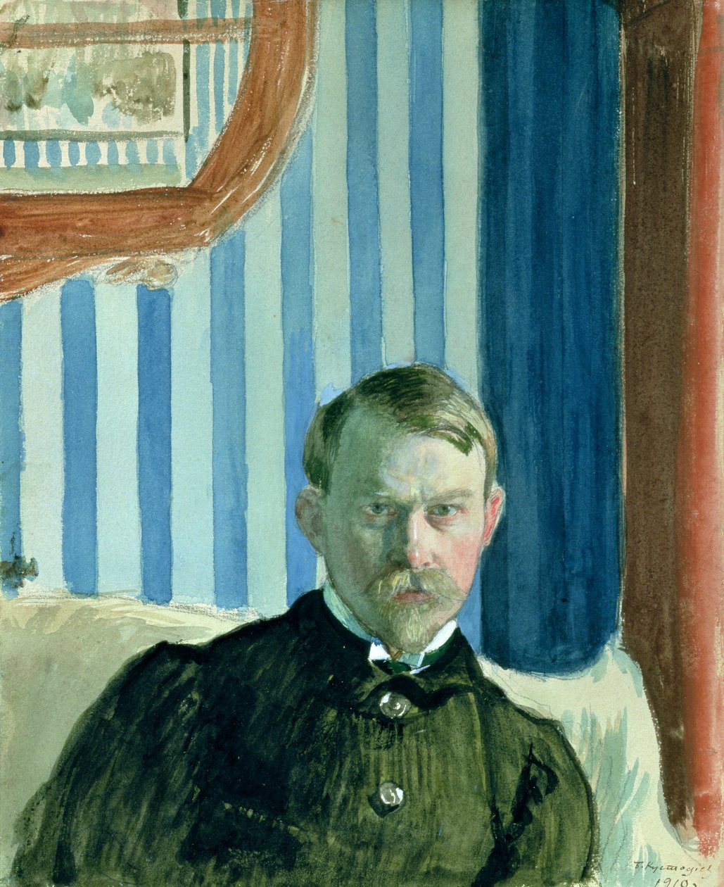 Autoportrait - Boris Mikhailovich Kustodiev