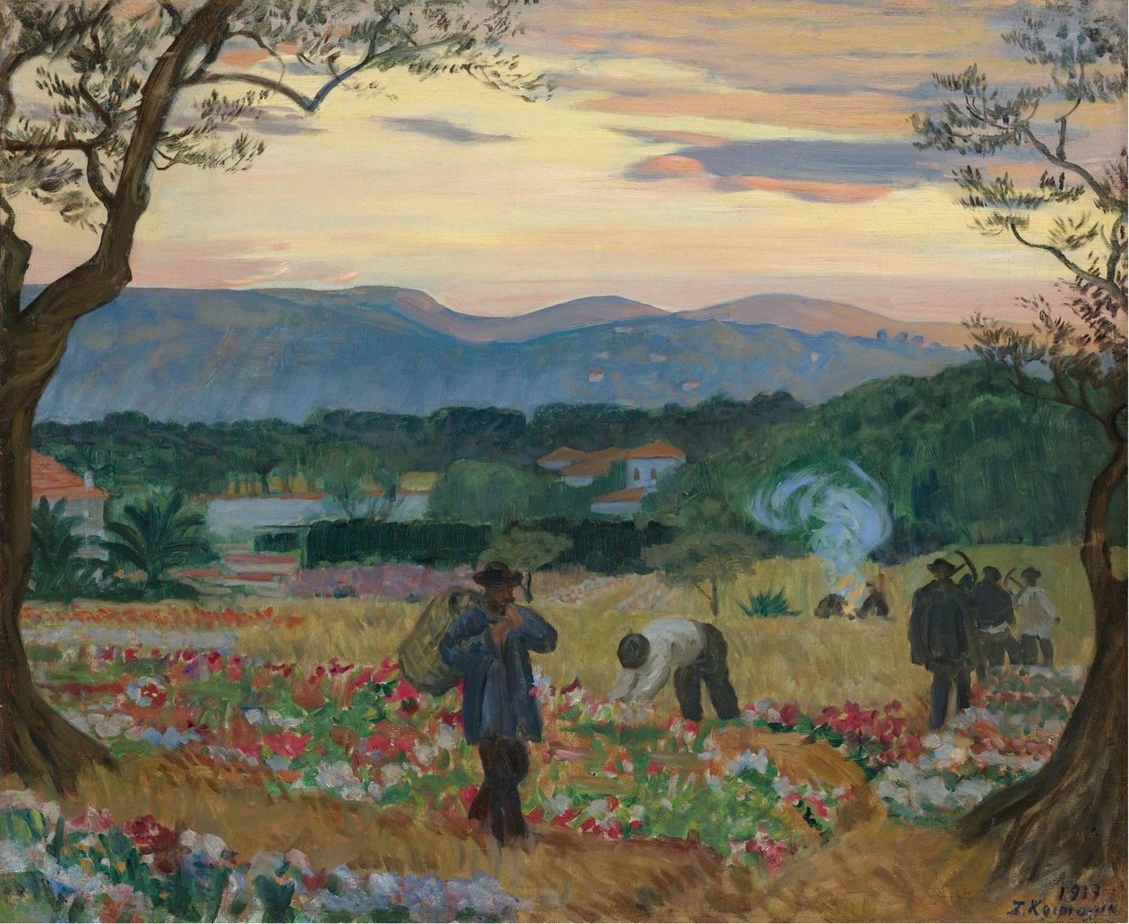 Les Fleurs de la moisson, 1913 - Boris Mikhailovich Kustodiev