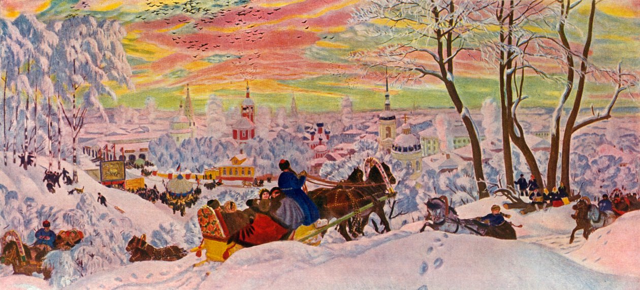 Mardi Gras, 1916, 1939 - Boris Mikhailovich Kustodiev