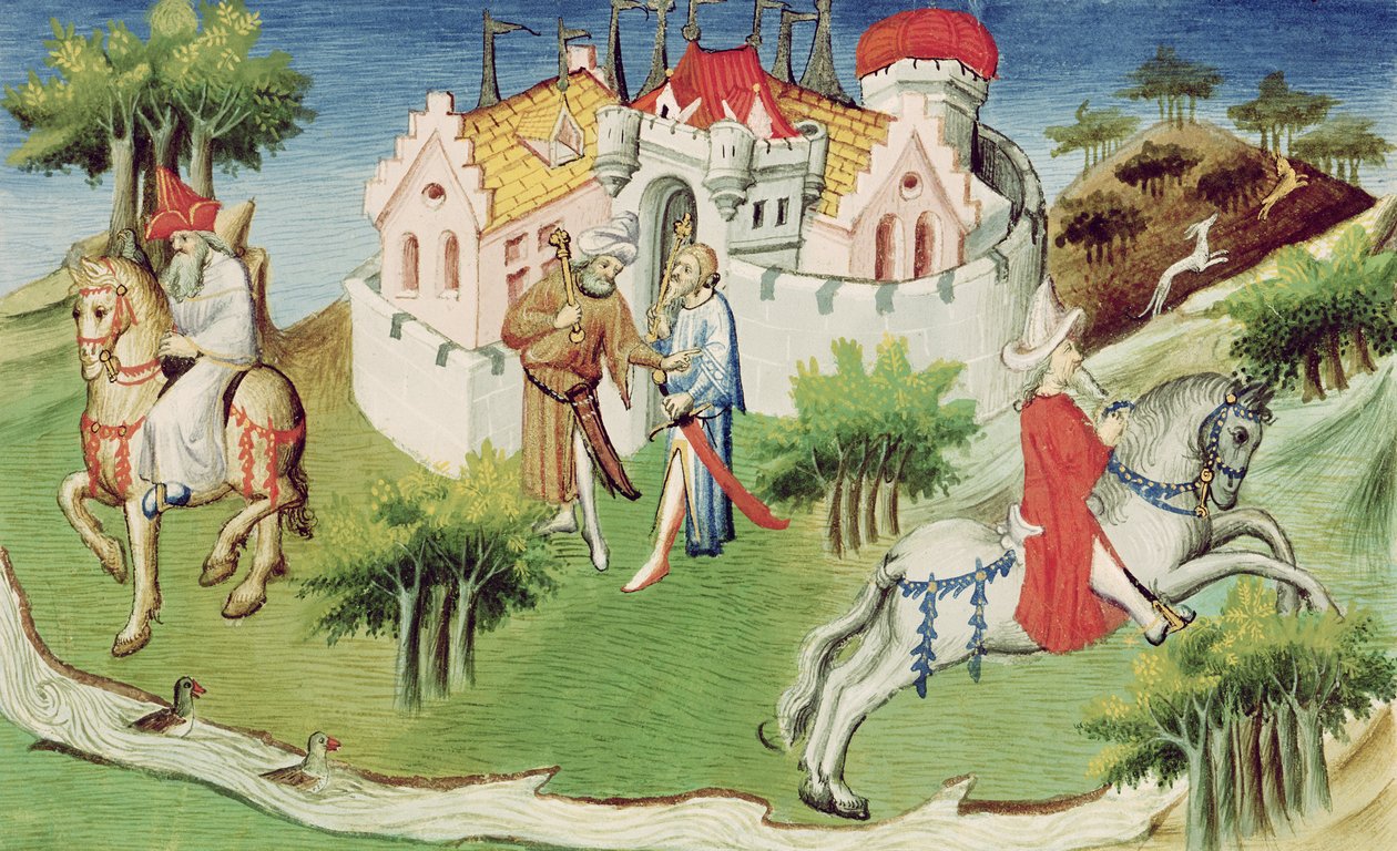 Ms 2810 f.38, Le palais du fils du Grand Khan à Pékin, du 