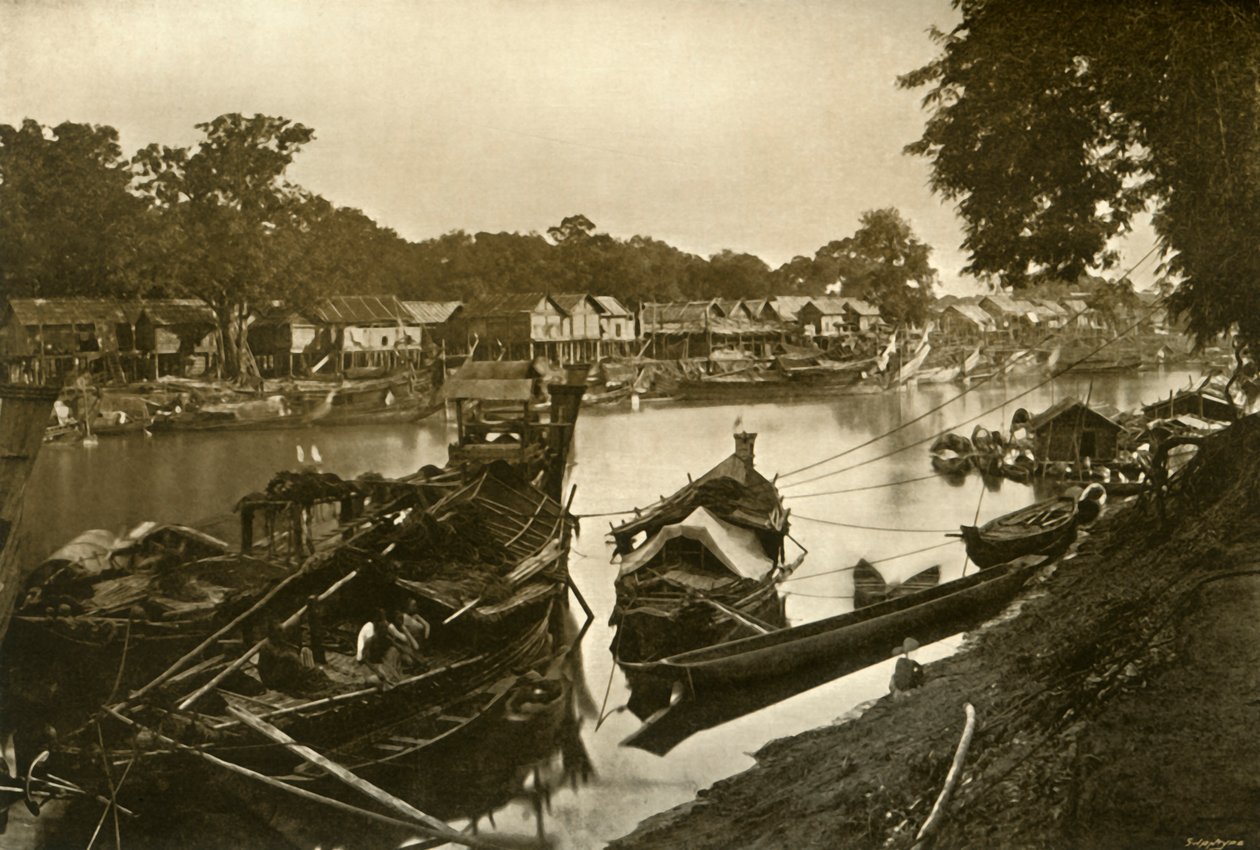 Mandalay, vers 1870, 1901 - Bourne and Shepherd