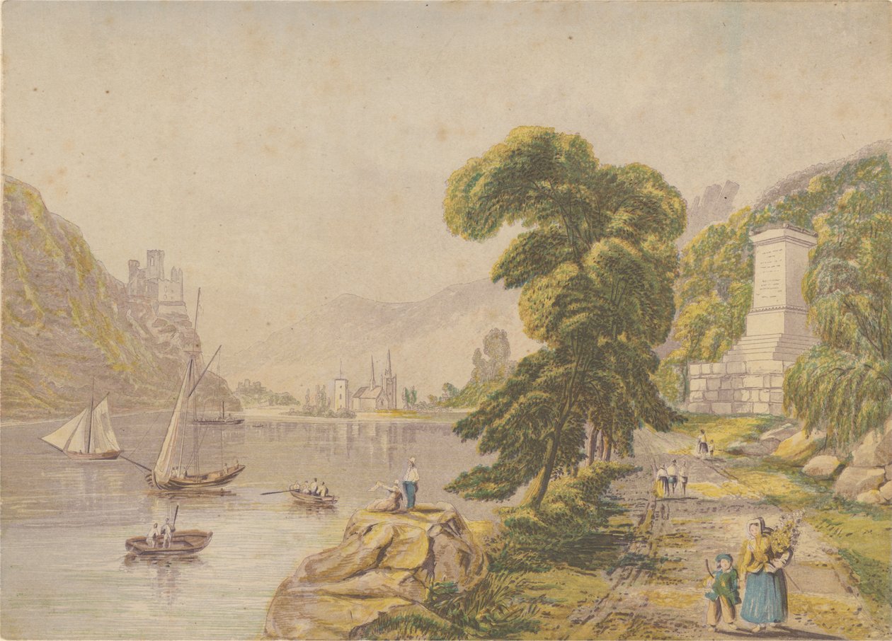 Vue près de Bingen - Bradshaw and Blacklock