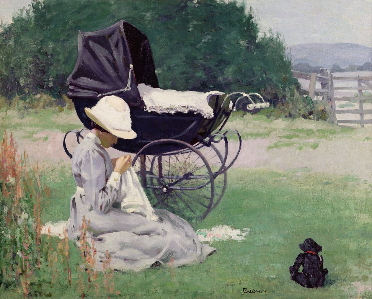 Coudre au Soleil, 1913 - Brake Baldwin