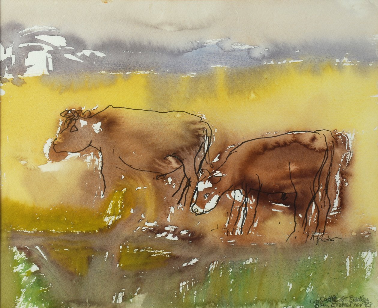 Bétail dans le pré, 1983 - Brenda Brin Booker