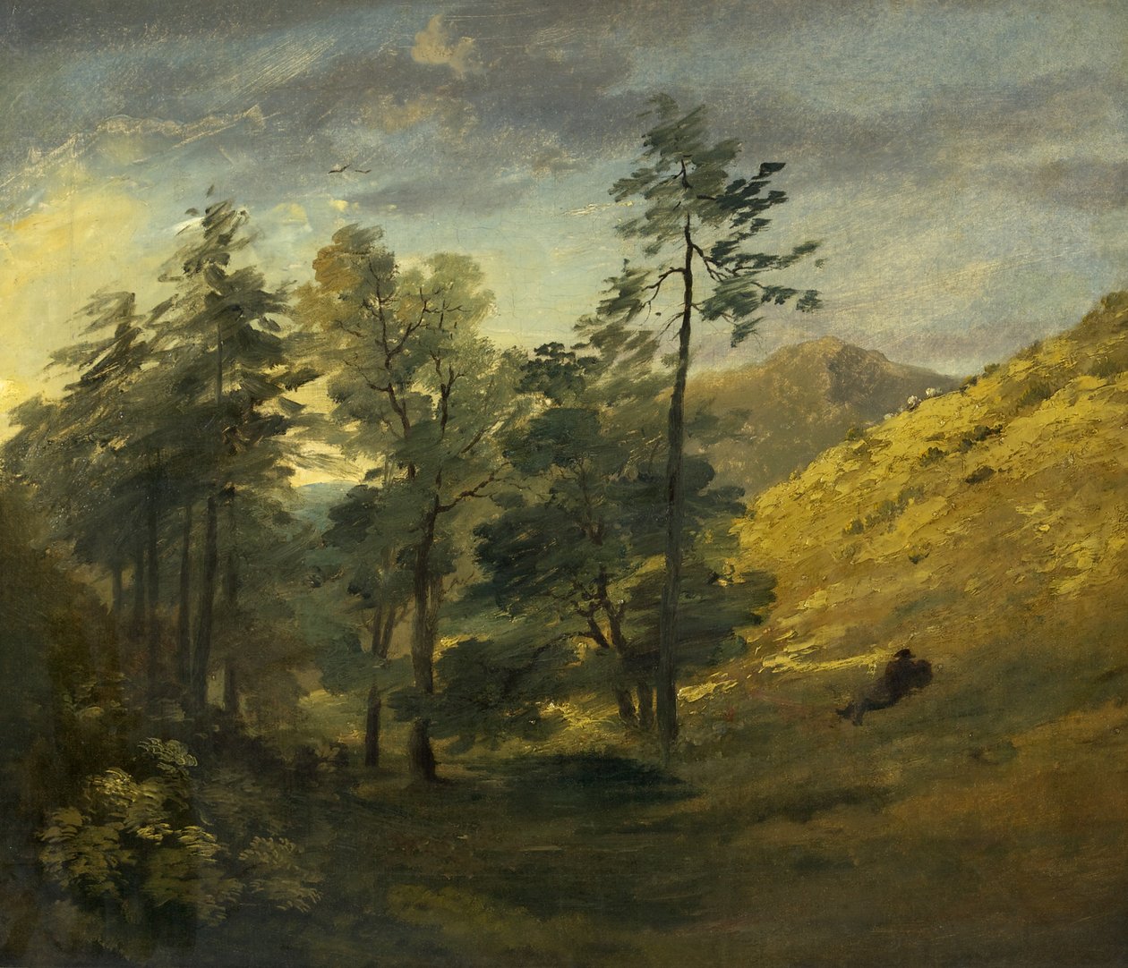 Vue près de Keswick; Soir - British School