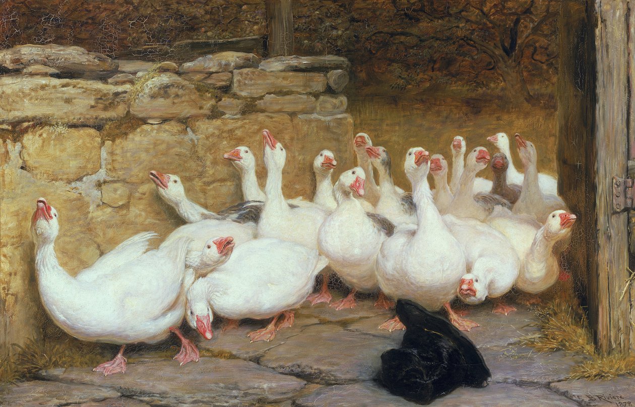 Un moment anxieux, 1878 - Briton Riviere