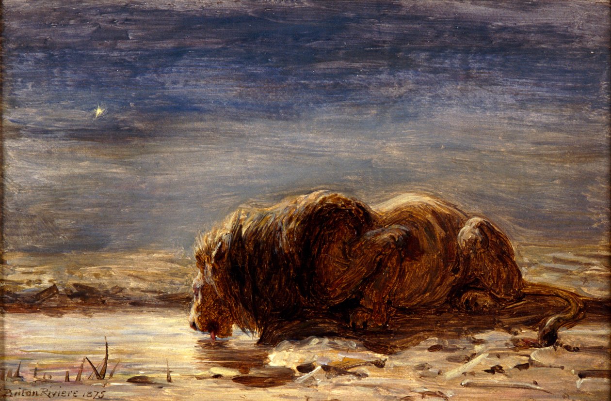 Le roi boit, 1875 - Briton Riviere