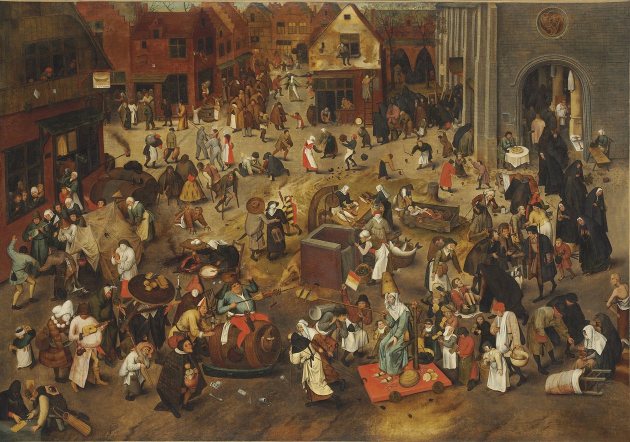 Le Combat entre Carnaval et Carême - Bruegel