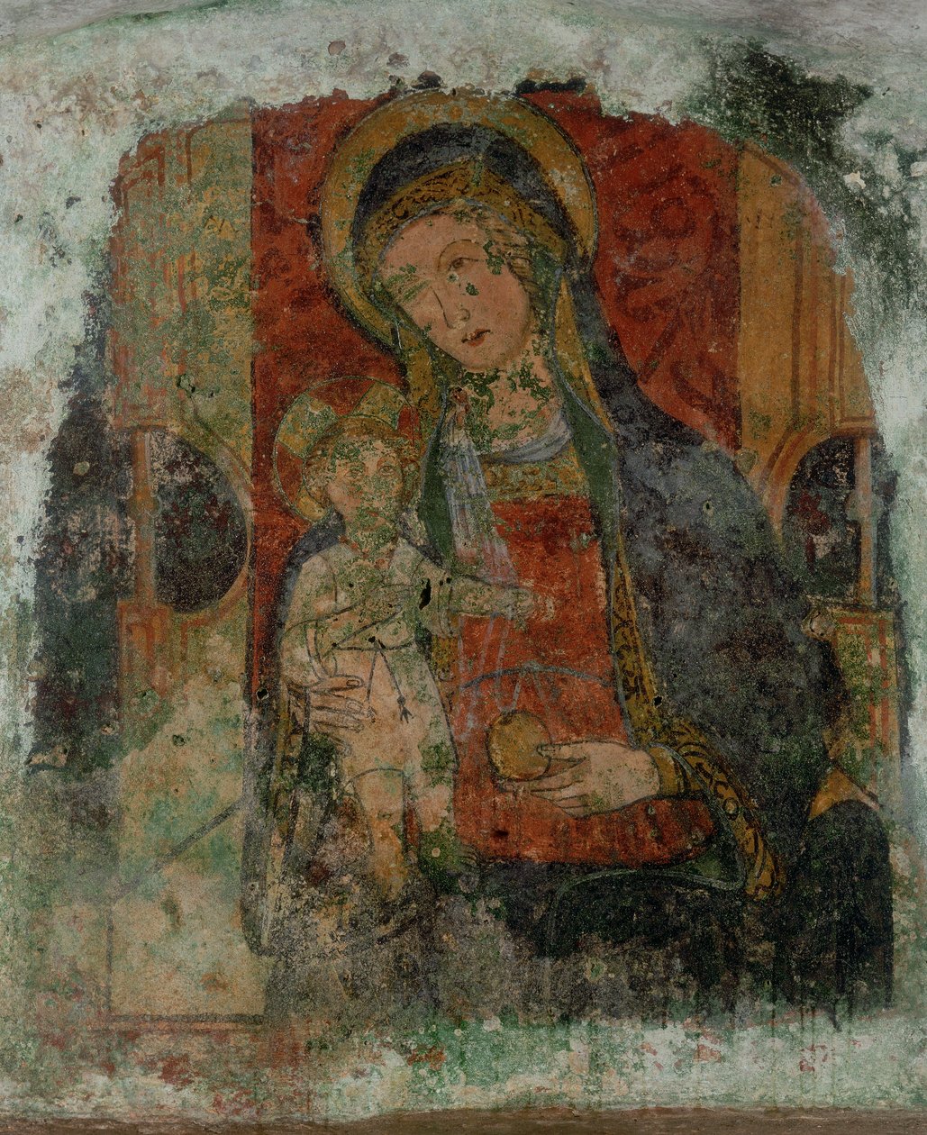 Madone et Enfant - Byzantine School
