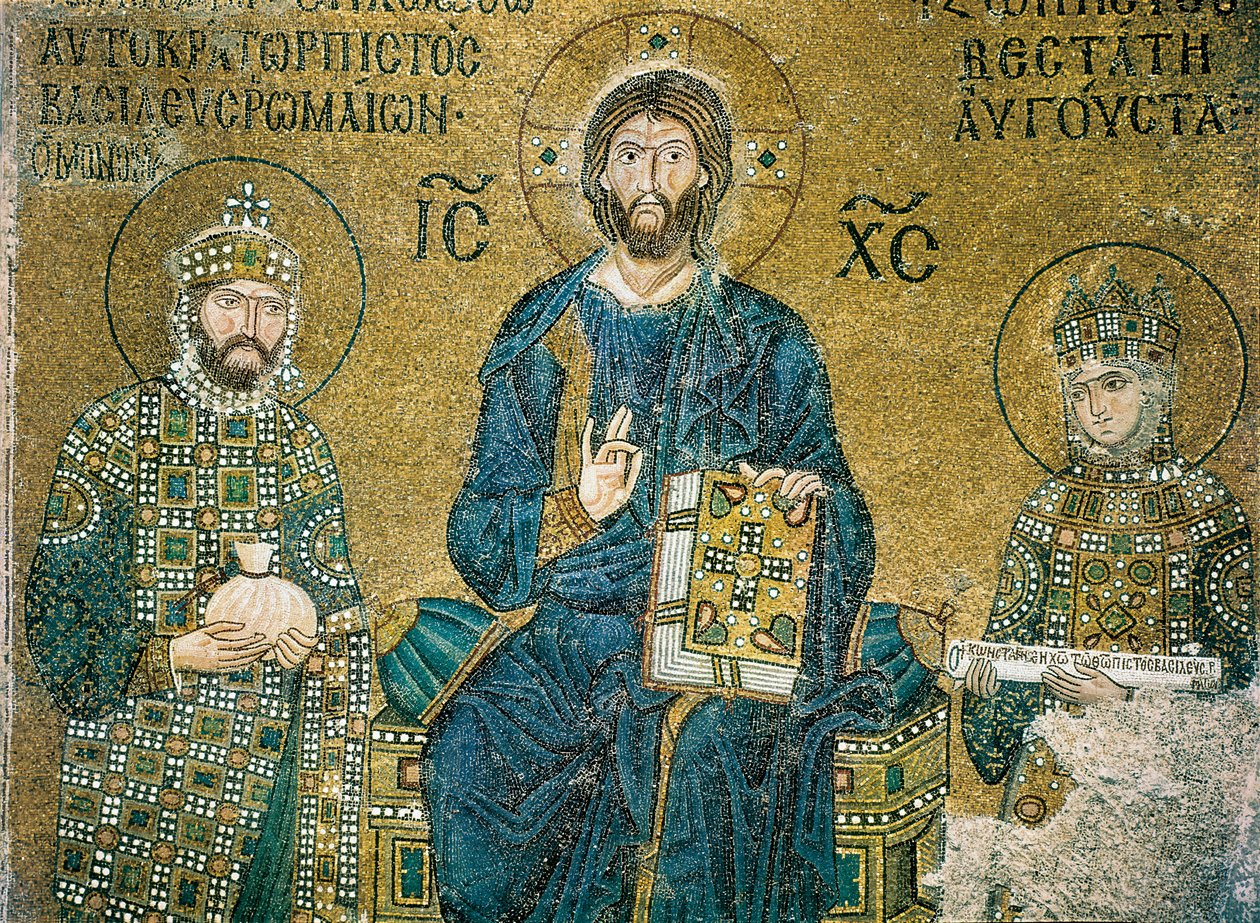 La mosaïque de Zoé, Sainte-Sophie, Istanbul - Byzantine