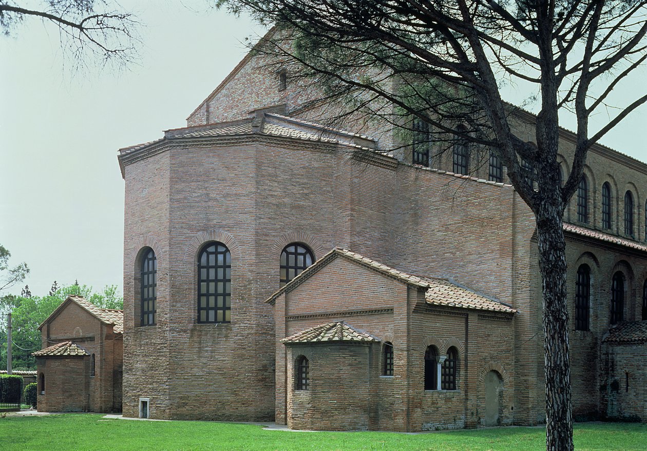 Façade arrière de la basilique, 536 après J.-C. - Byzantine School