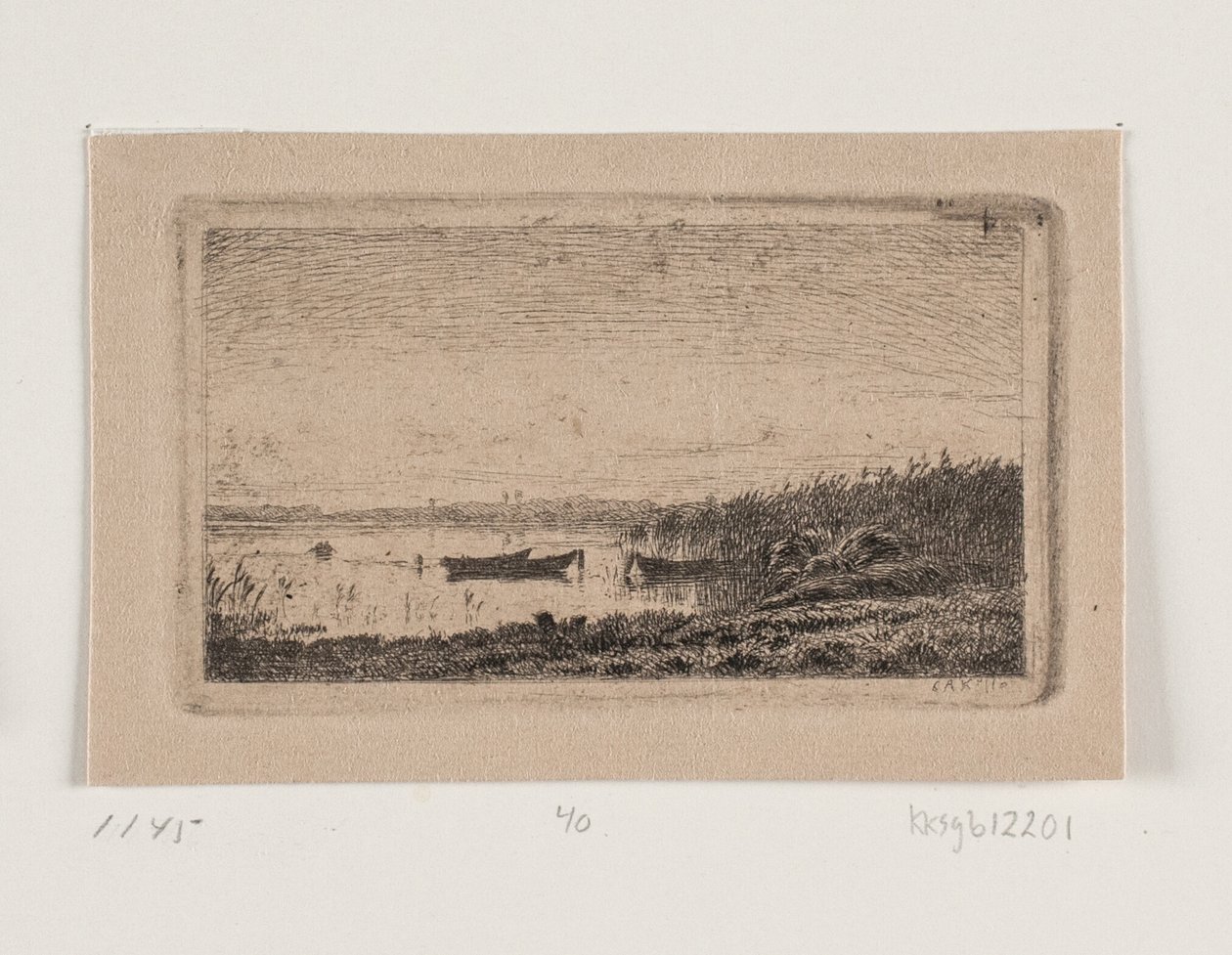 Près du lac Maribo - C.A. Kølle