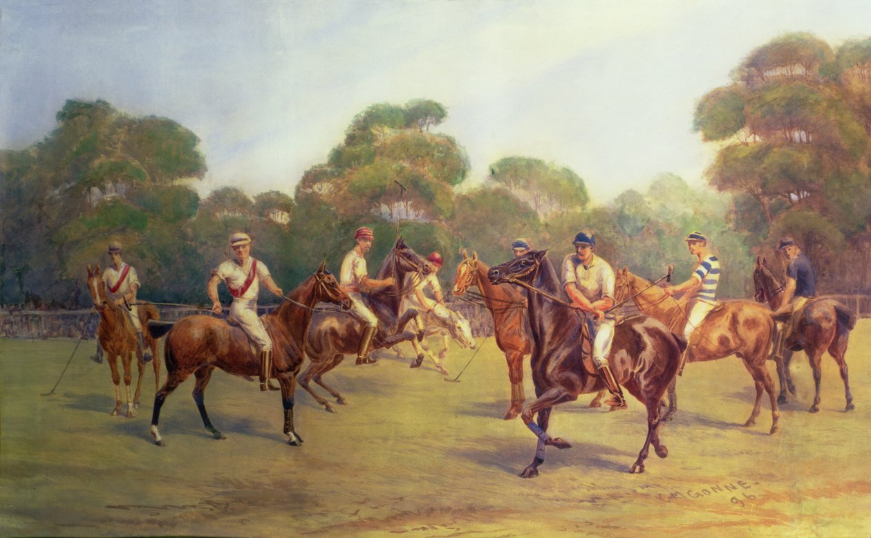 Le match de polo - C.M. Gonne