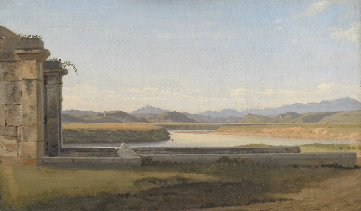 Vue de la Fontana Acetosa, Rome - Christoffer Wilhelm Eckersberg