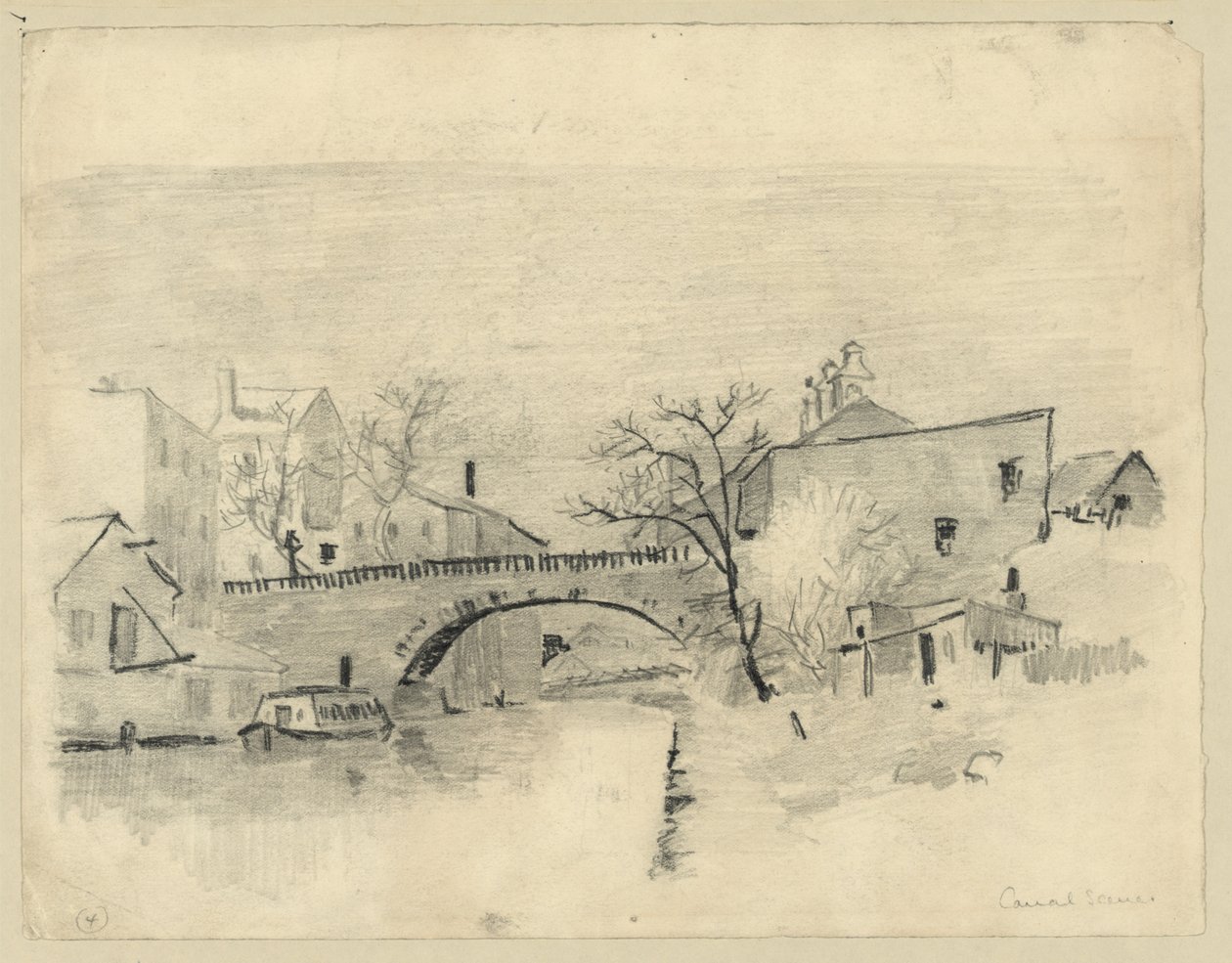 Scène de canal - C. D. Gedney