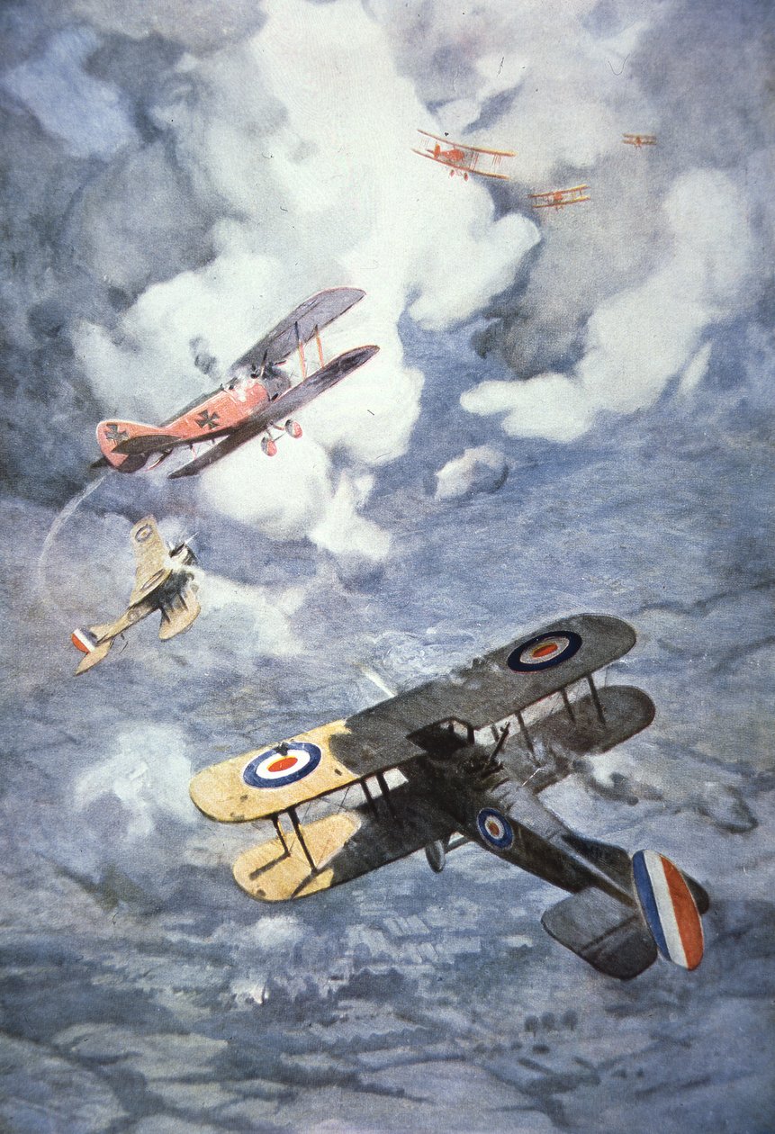 Avions britanniques contre allemands - C. Dudley Tennant