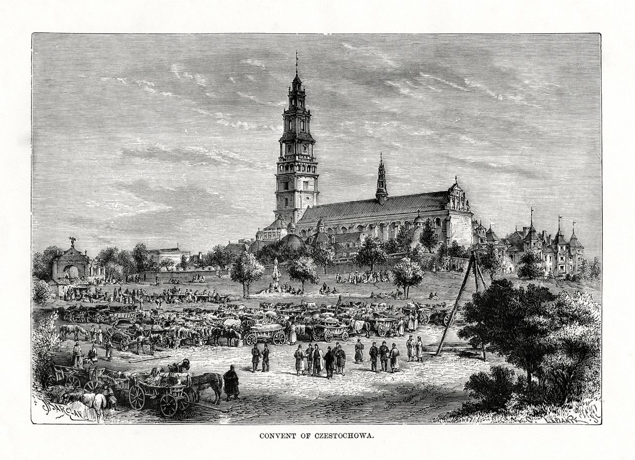 Couvent de Czestochowa, Pologne, 1879 - C. Laplante