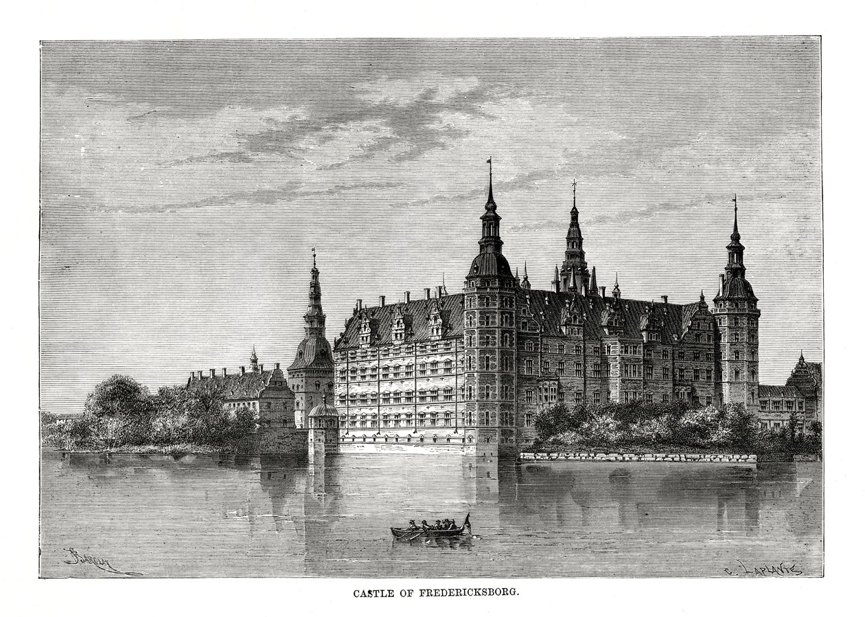 Château de Frederiksborg, Copenhague, Danemark, 1879 - C. Laplante