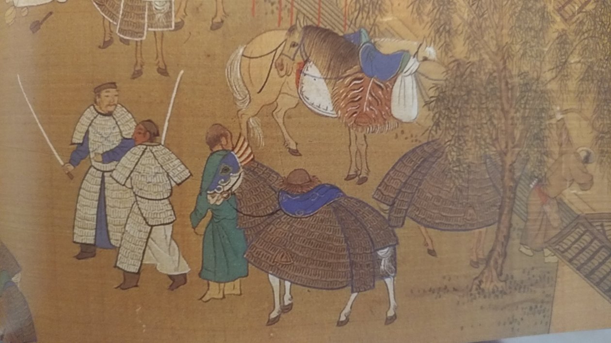 Dépeint par Ming de Xiongnu Cai Wenji retourne dans sa patrie - Cai Wenji Returns to Her Homeland