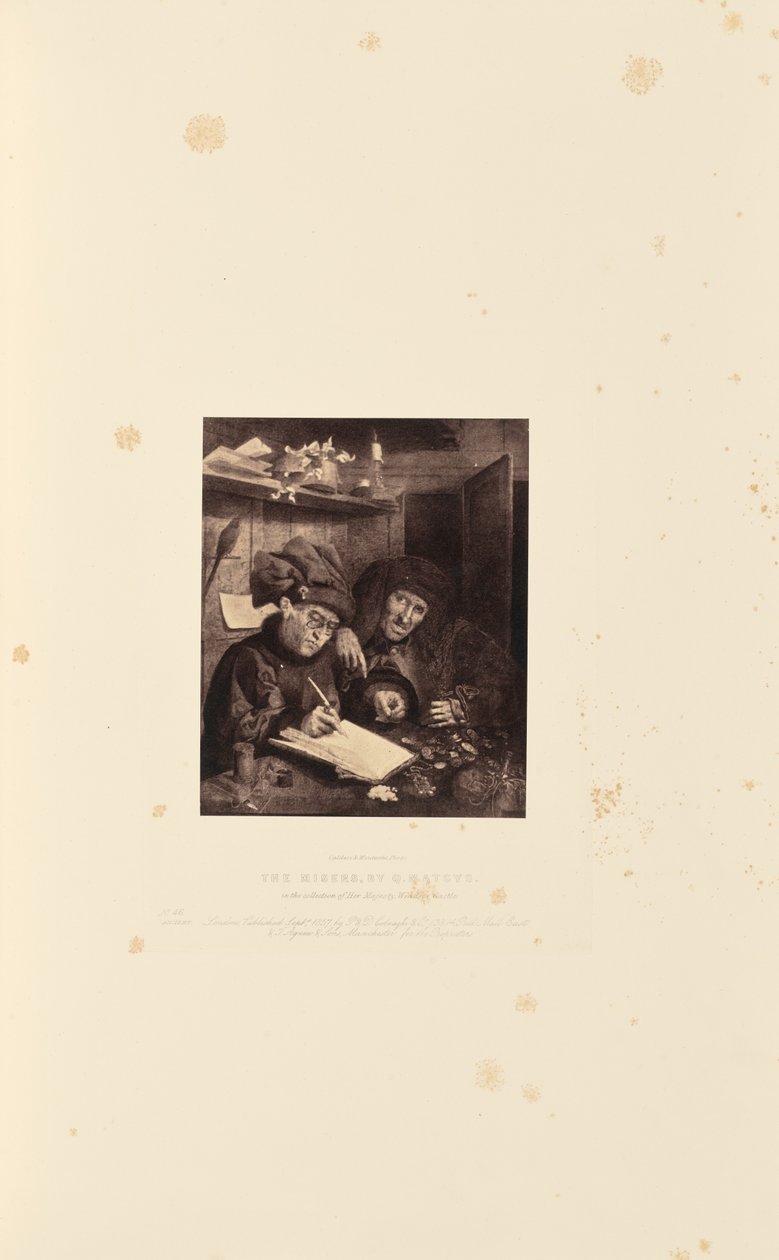 Les Misers, par Q. Matsys - Caldesi and Montecchi