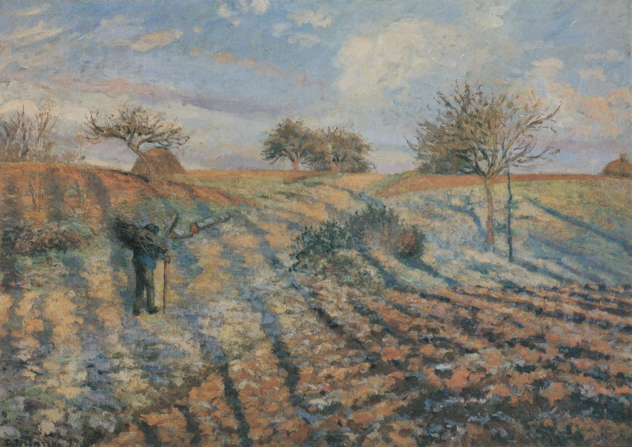 Gelée blanche, ancienne route d