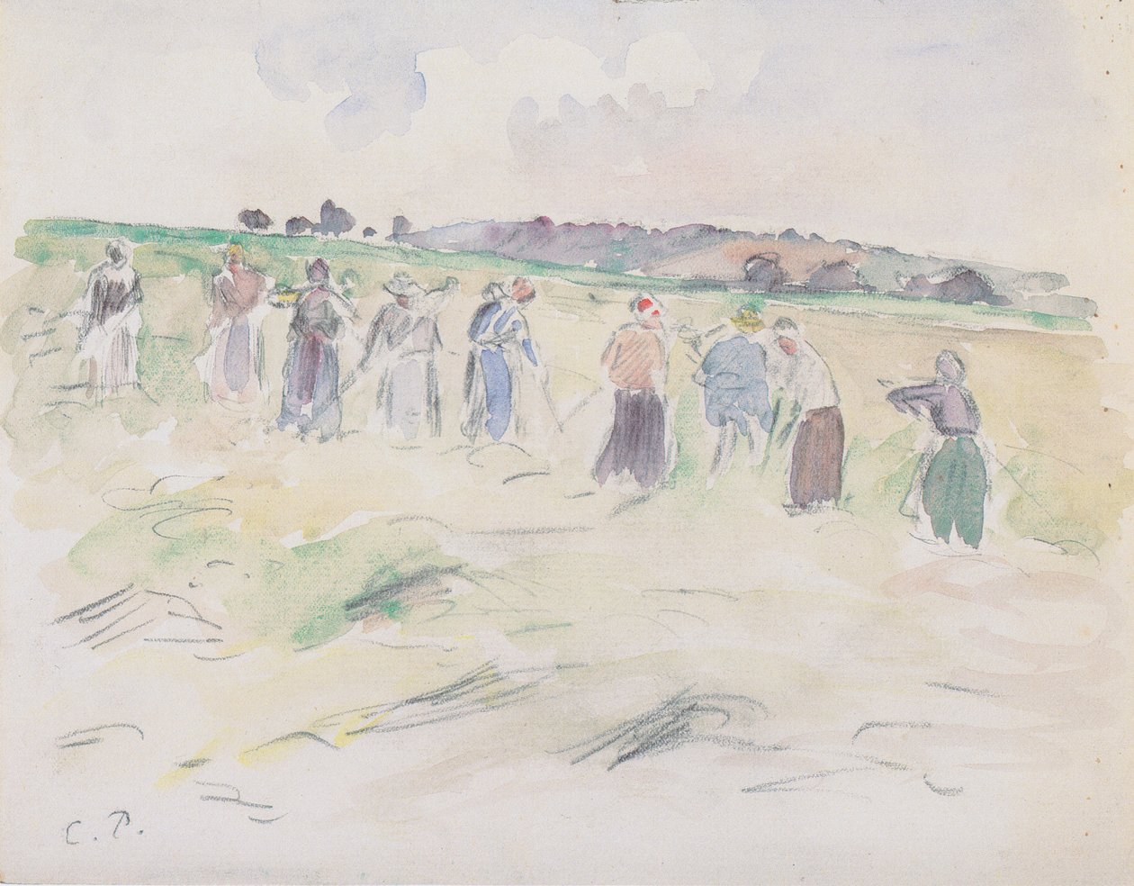 Fenaison - Camille Jacob Pissarro