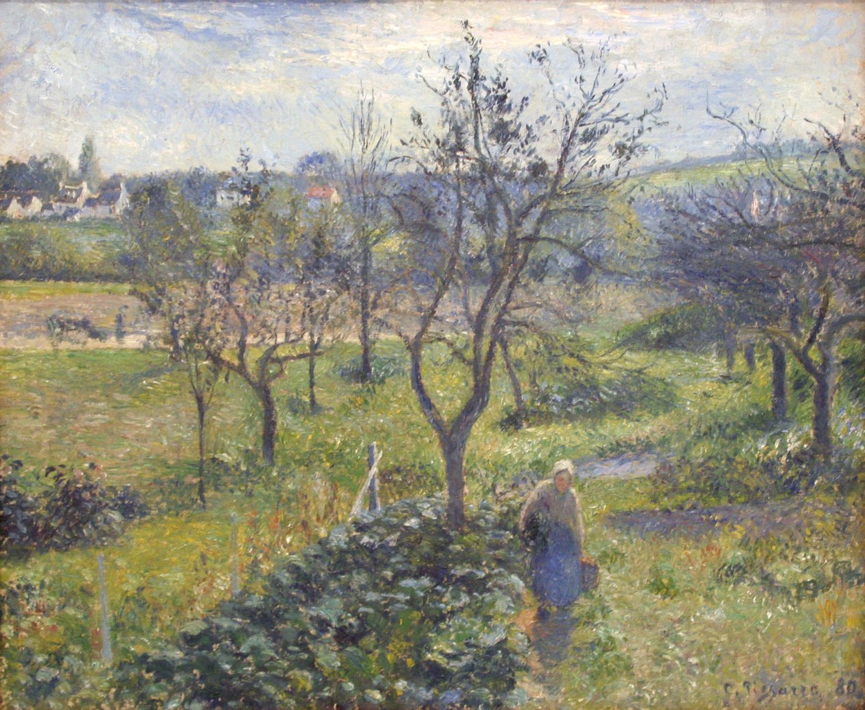 Jardin à Valhermeil - Camille Jacob Pissarro