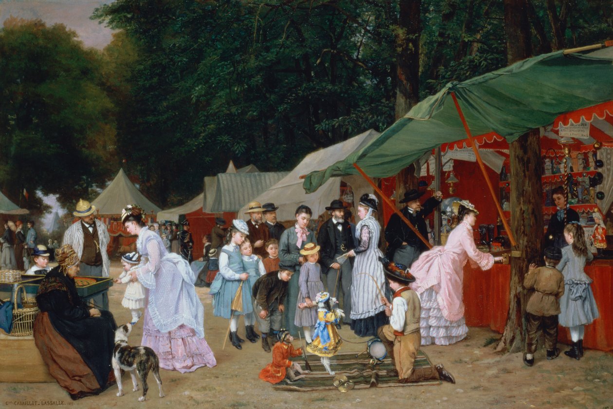 À la foire, 1877 - Camille Leopold Cabaillot Lasalle