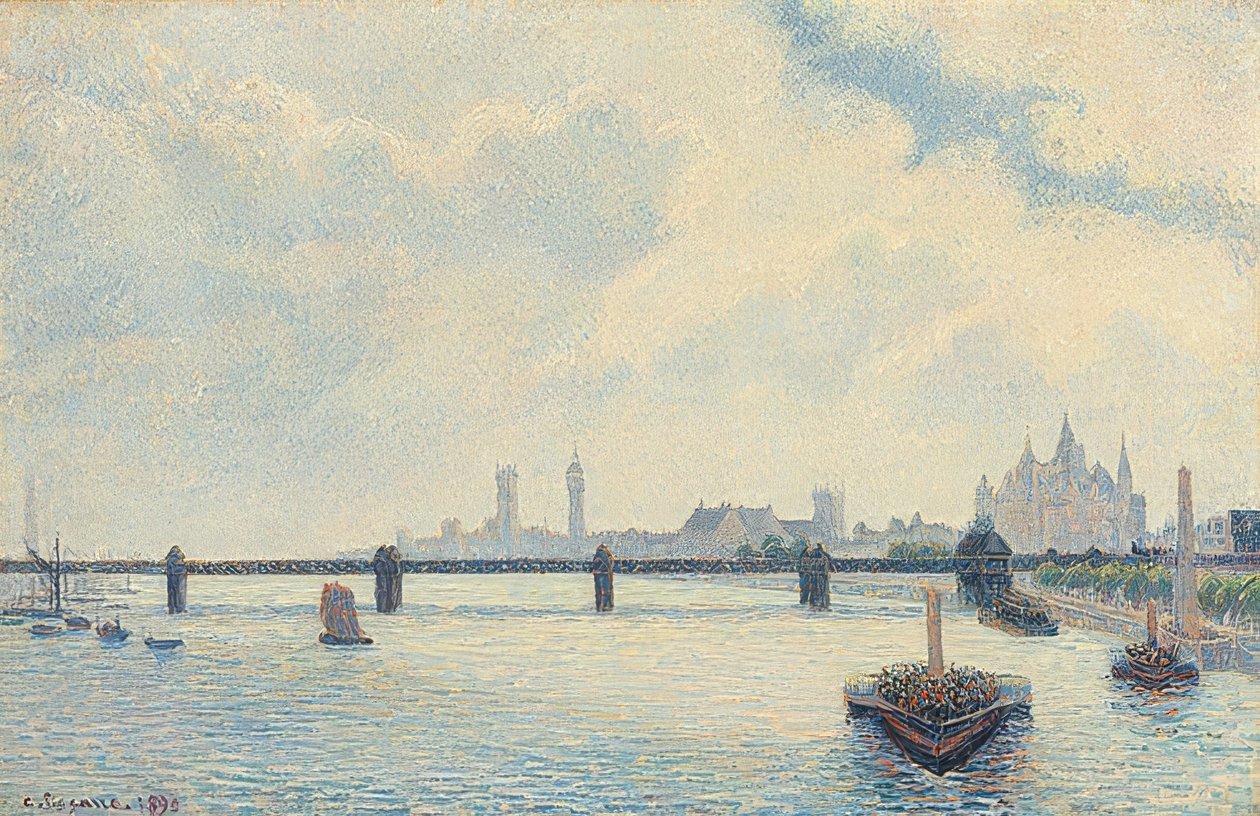 Pont de Charing Cross, Londres - Camille Jacob Pissarro