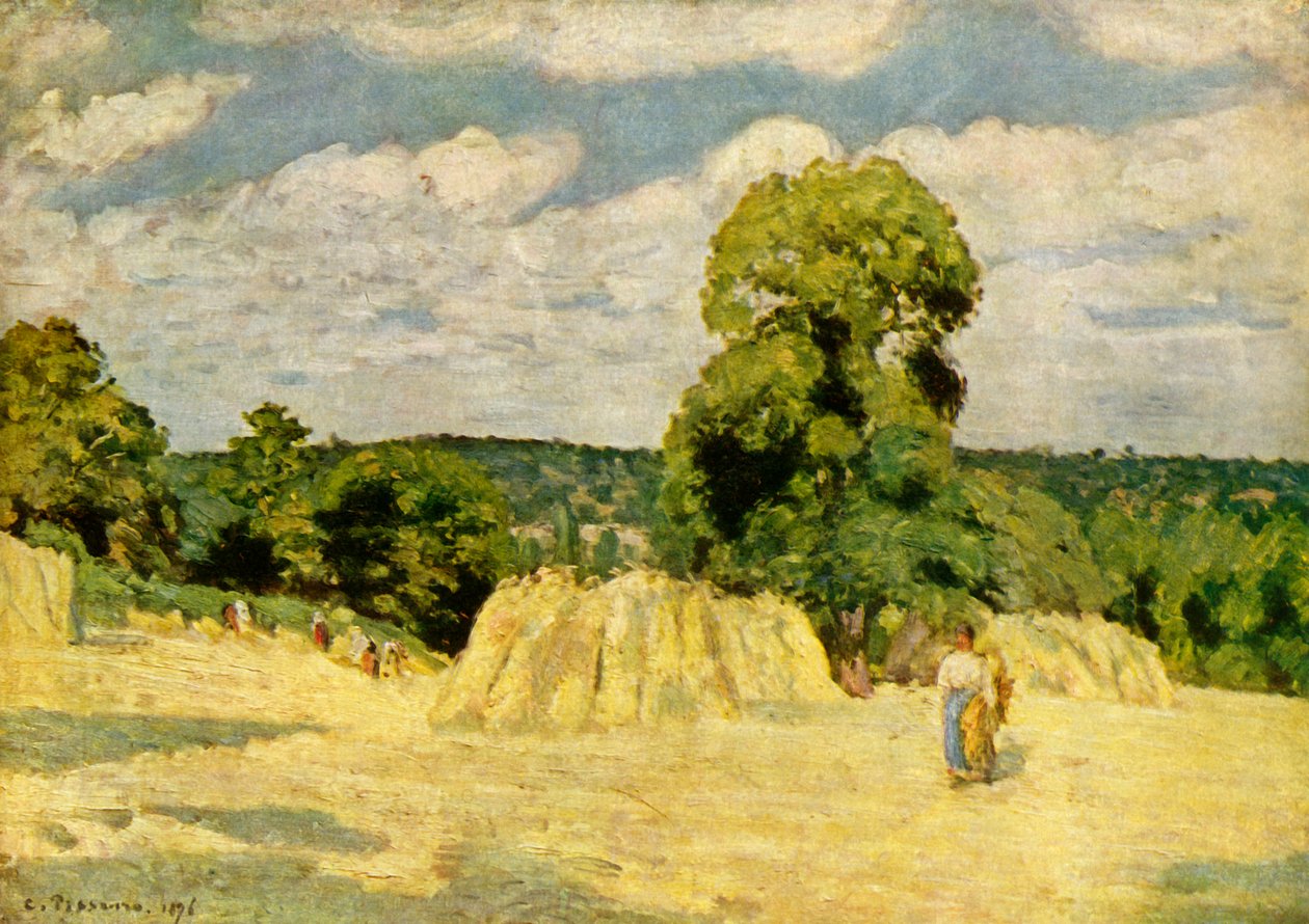 La Moisson, 1876, 1939 - Camille Jacob Pissarro