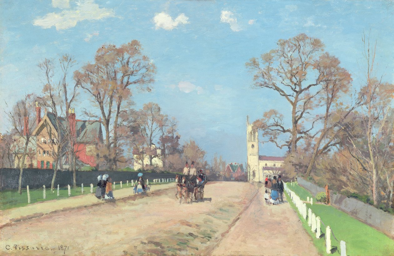 La Route de Sydenham - Camille Jacob Pissarro