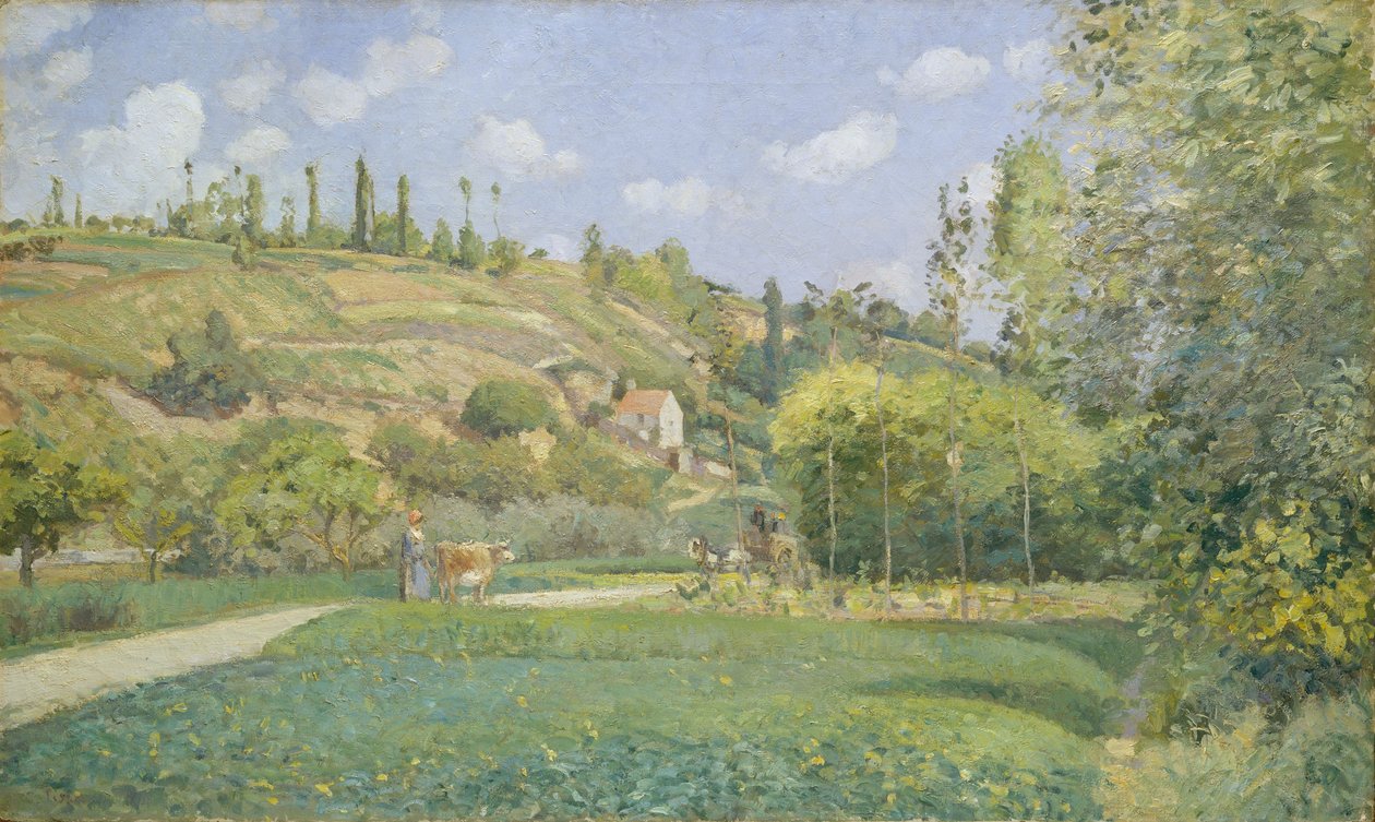 Un Vacher à Valhermeil, Auvers-sur-Oise - Camille Jacob Pissarro