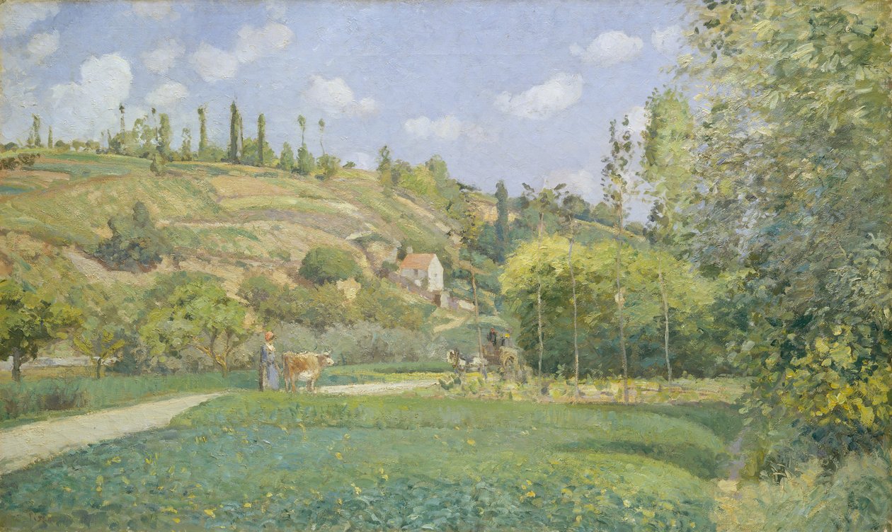 Un vacher à Valhermeil, Auvers-sur-Oise, 1874 - Camille Jacob Pissarro