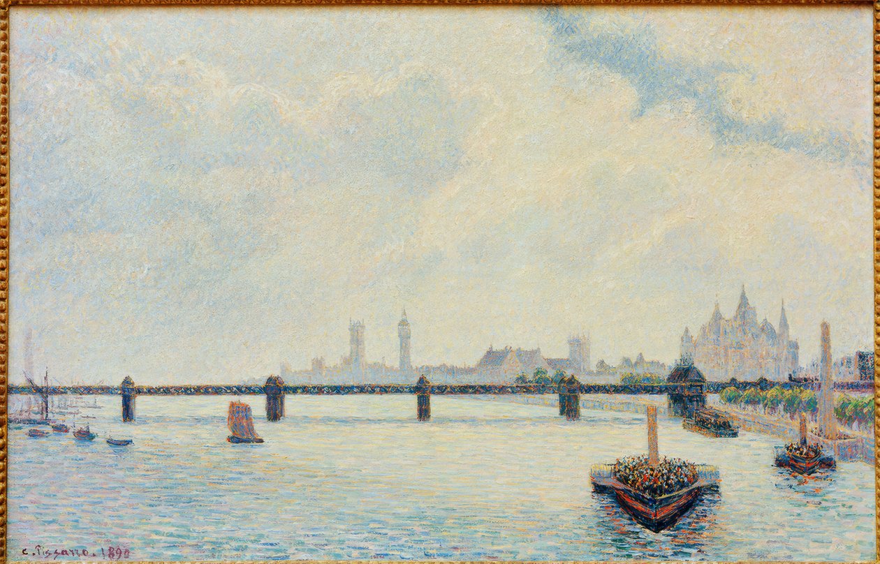 Pont de Charing Cross, Londres - Camille Pissarro