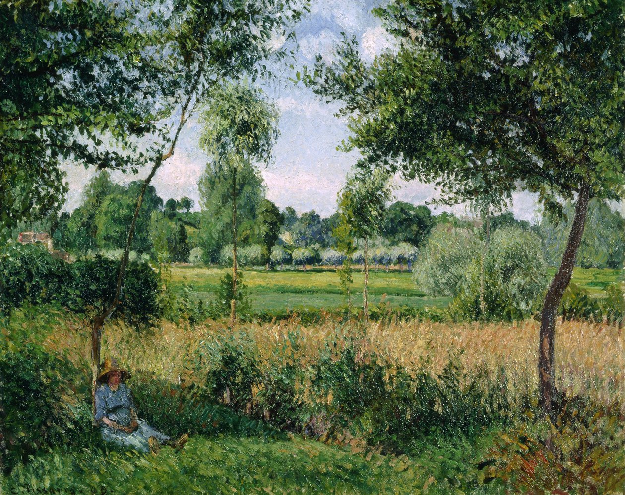 Effet de lumière du matin, Eragny - Camille Pissarro