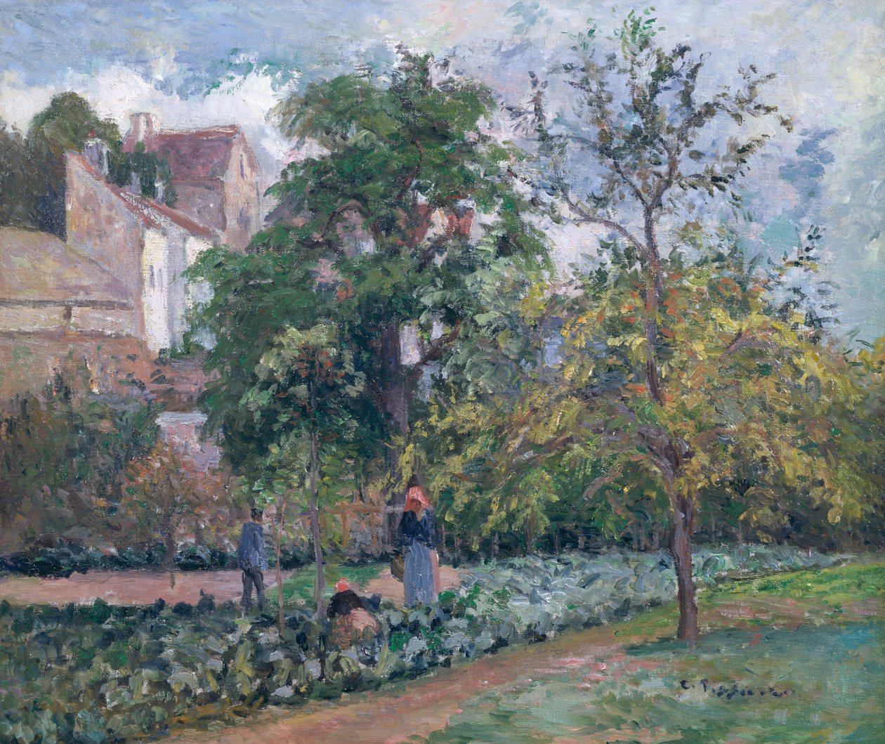 Verger à Maubisson, Pontoise - Camille Jacob Pissarro