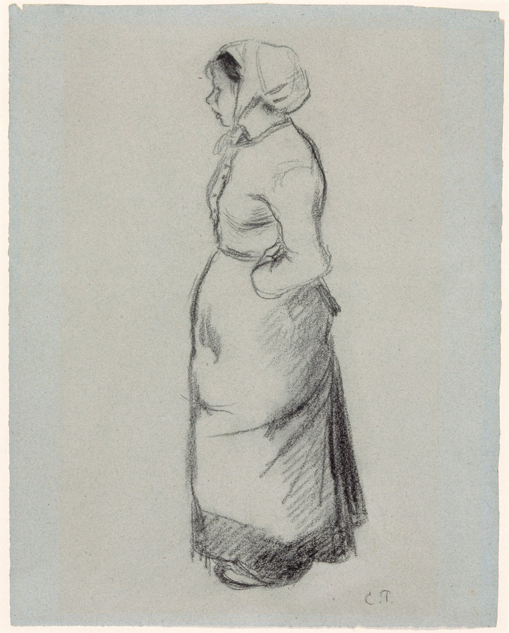 Jeune paysanne, 1890 - Camille Pissarro