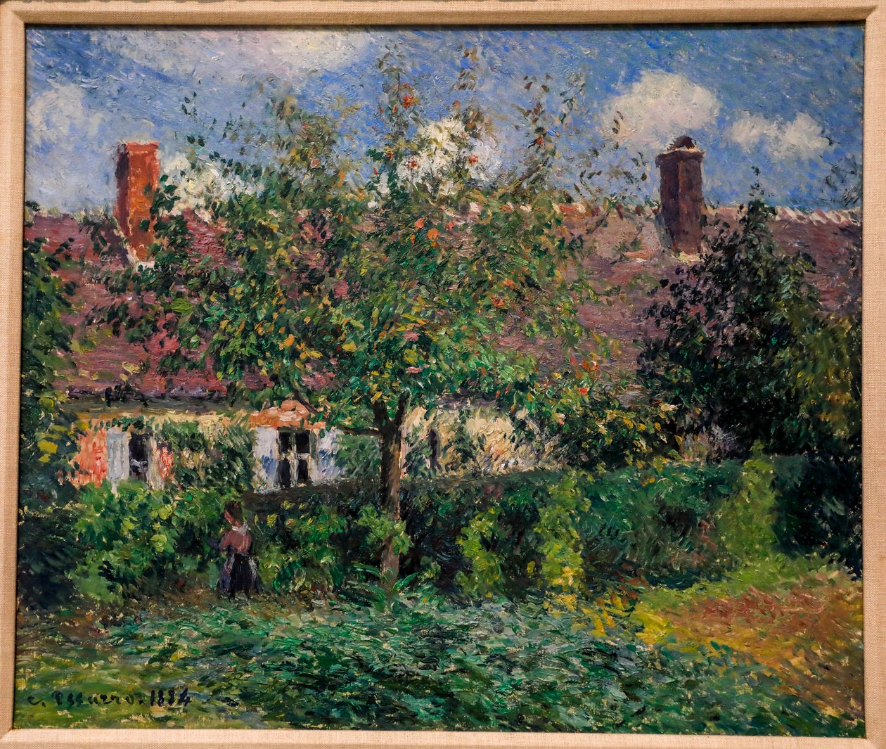 Maison paysanne à Éragny - Camille Pissarro