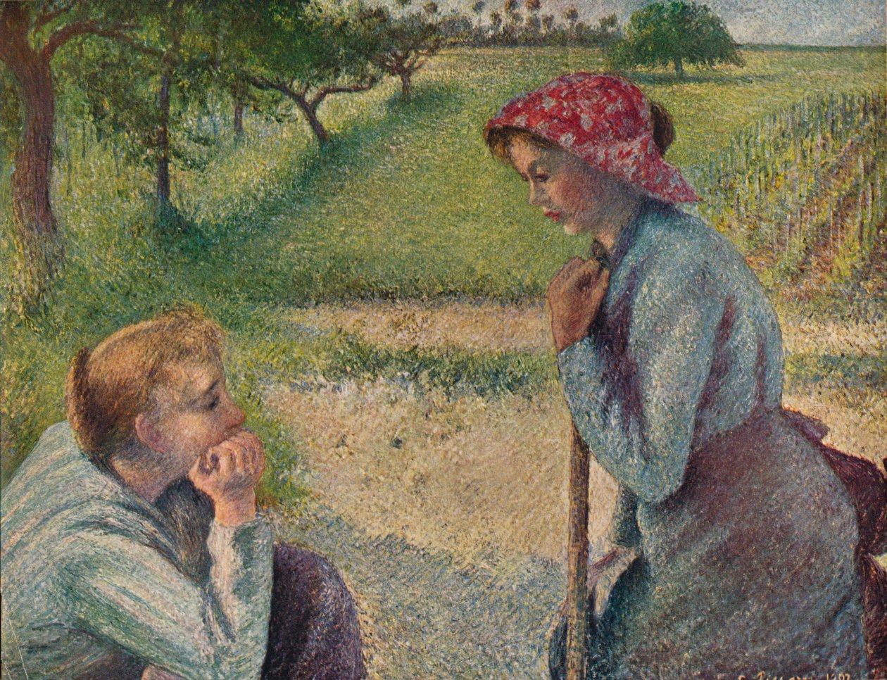 Le Bavard, 1892 - Camille Jacob Pissarro