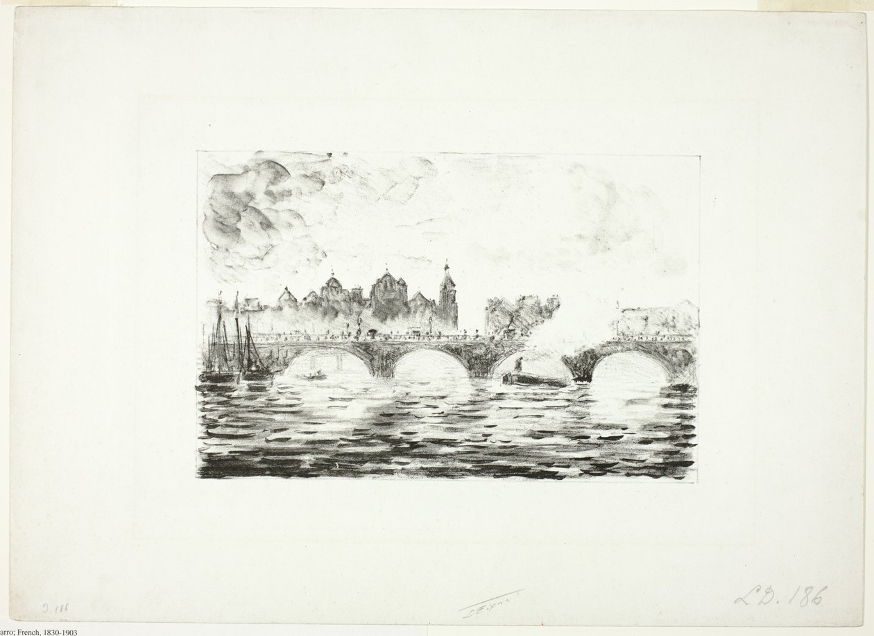 Les maisons du Parlement, Londres - Camille Pissarro