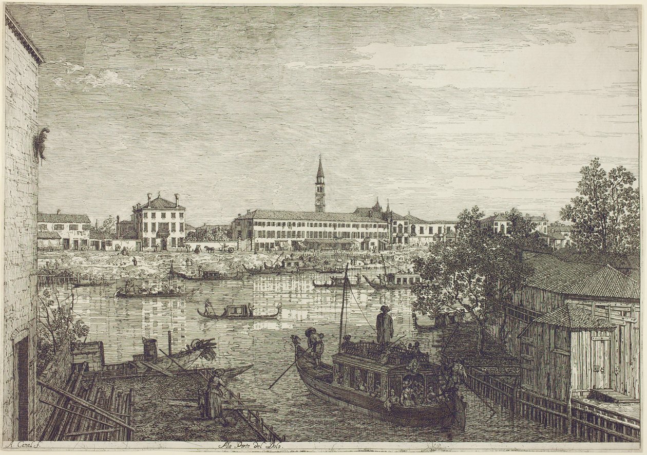 Aux portes du Dolo, c.1744 - Giovanni Antonio Canal