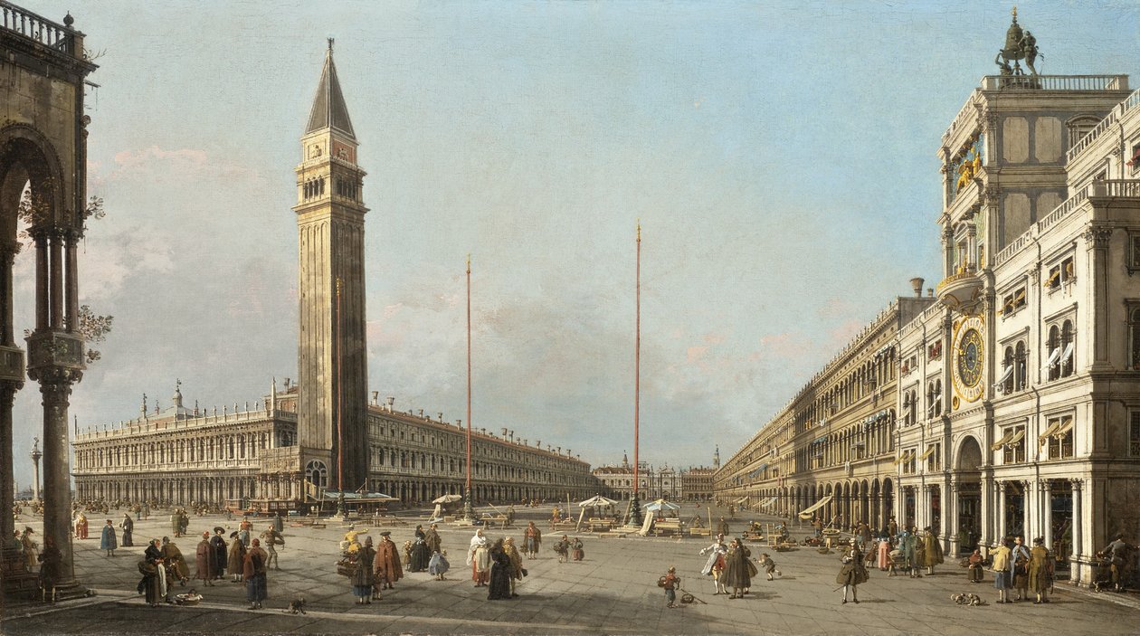 Piazza San Marco regardant vers le sud et l