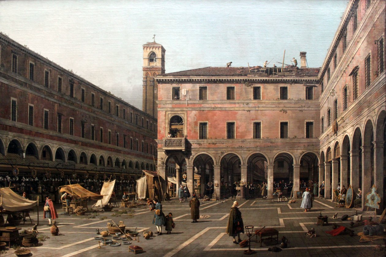 Campo di Rialto - Giovanni Antonio Canal